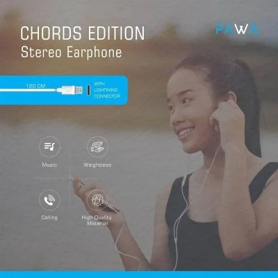 Pawa Chords Series Stereo Earphone Lightning